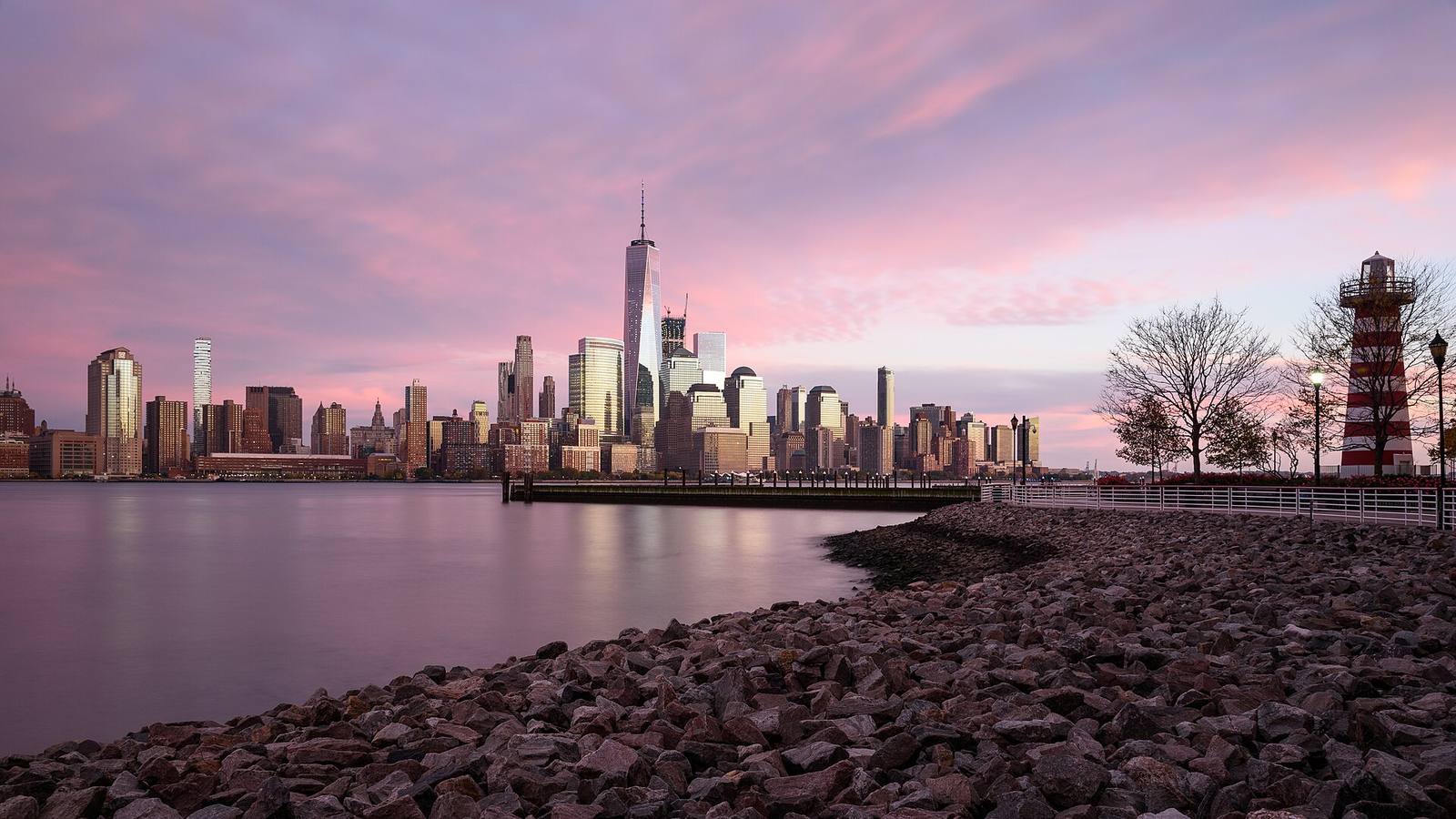 Lower Manhattan skyline